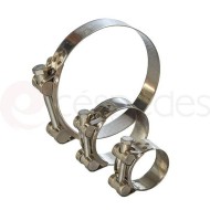 Abrazadera de tornillo inox