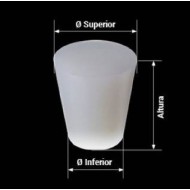 Tapón silicona blanca C-20
