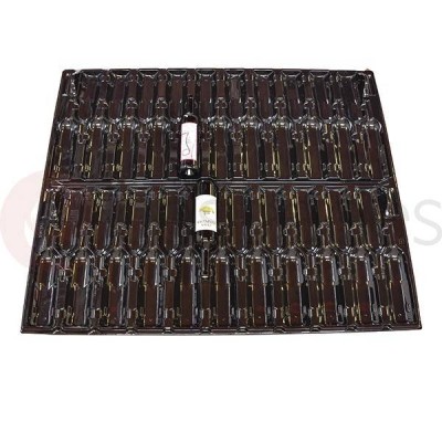 Bandeja de plastico para 42 botellas económica
