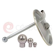 Bolas de limpieza perforadas en acero inox