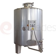Dépôt isotherme pour chauffer en acier inox. AISI 304
