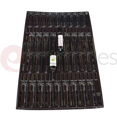 Plastic tray for 36 bottles