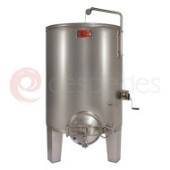 Cuve à chapeau flottant système auto-vidange acier inox AISI 316 de 1000 à 20 000 litres